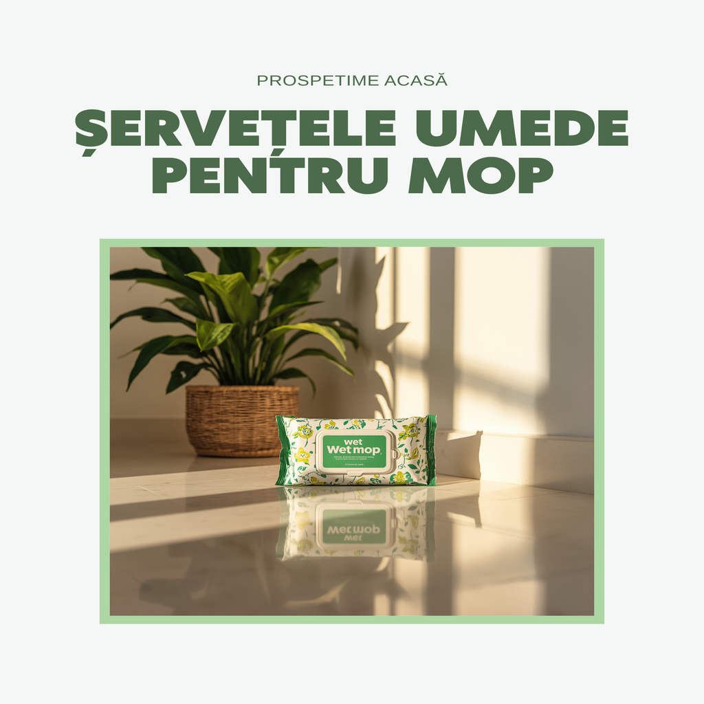 Pachet servetele umede ClarSanit intr-o casa moderna curata