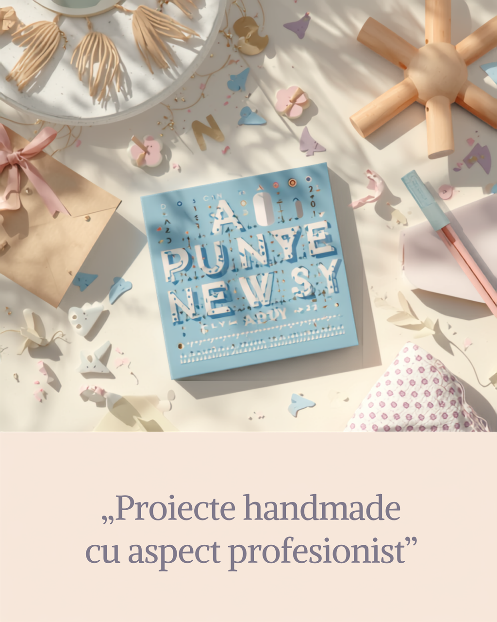 Placa stantat litere pentru invitatii si proiecte handmade de petrecere