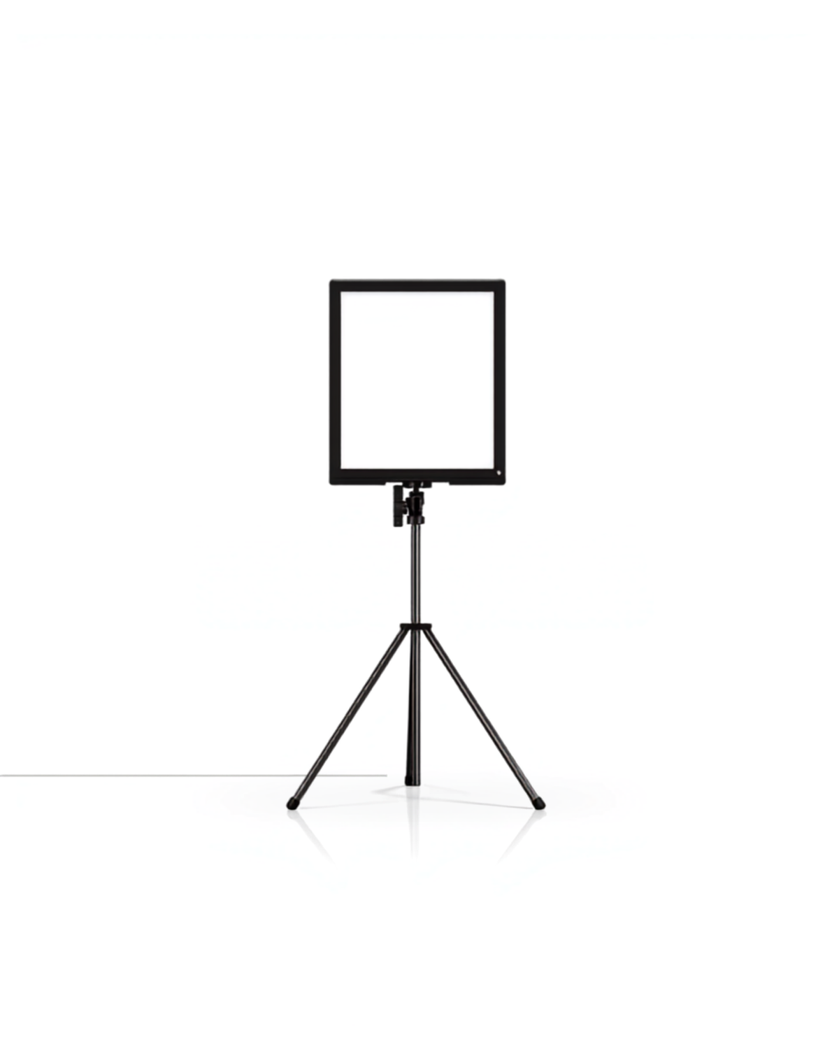 Lampă LED pătrată XXL Grundig cu stativ pe fundal alb