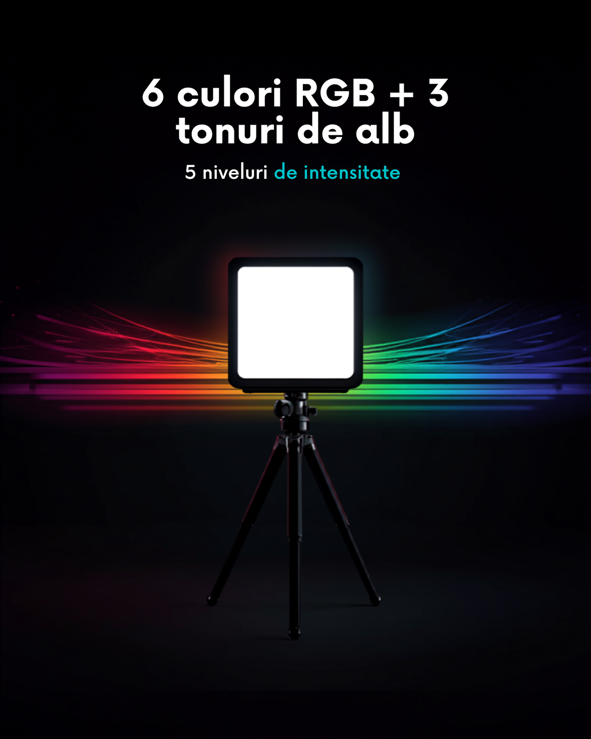 Lampă LED Grundig - 6 culori RGB plus 3 tonuri de alb