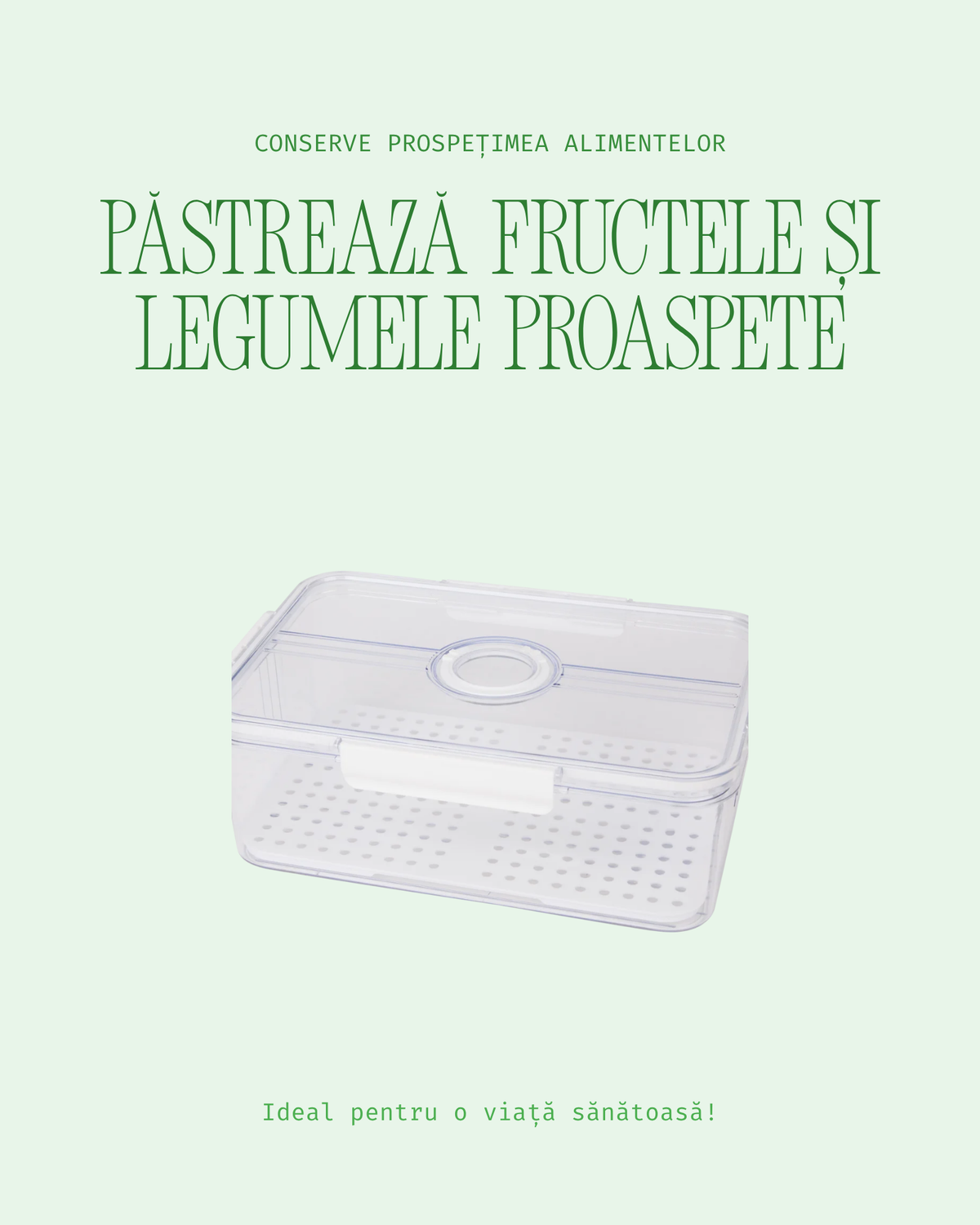 Caserola frigider pastreaza fructele si legumele proaspete mai mult