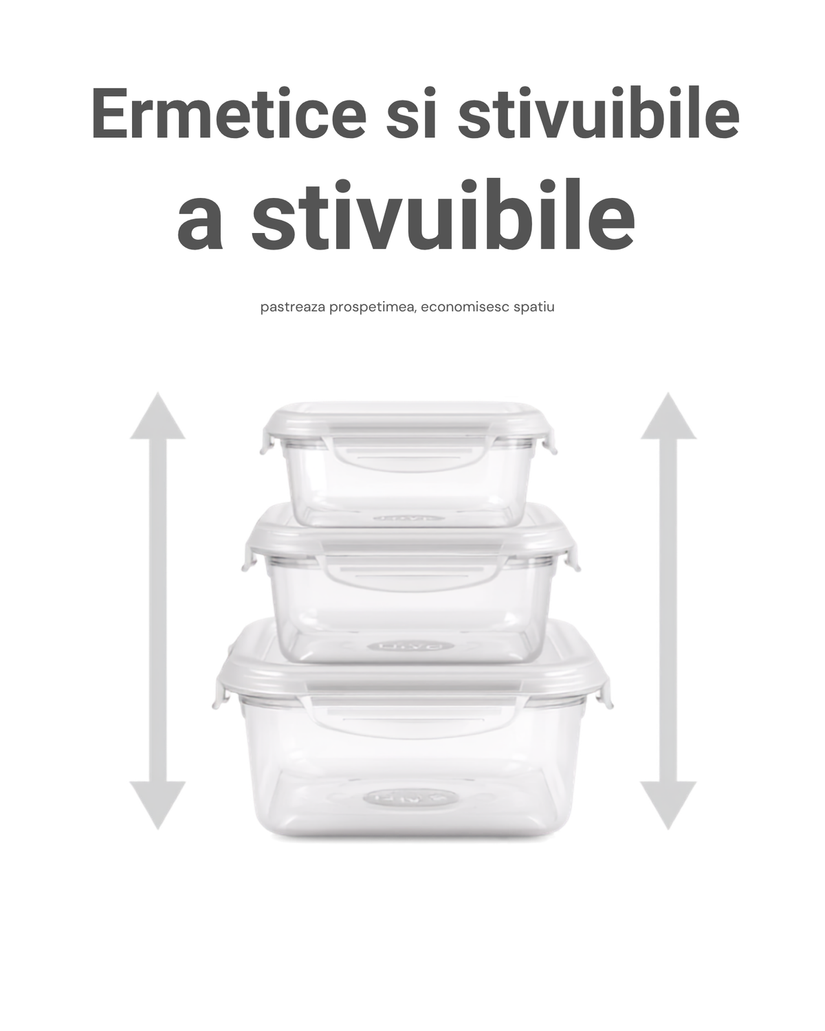 Caserole Curver ermetice si stivuibile