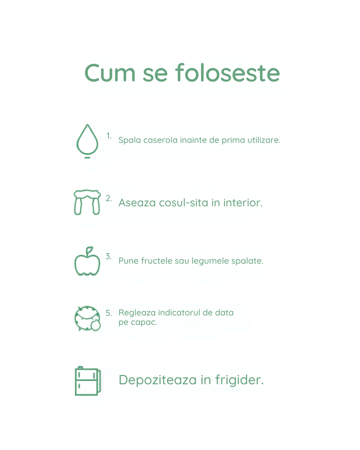 Cum se foloseste caserola frigider - 5 pasi