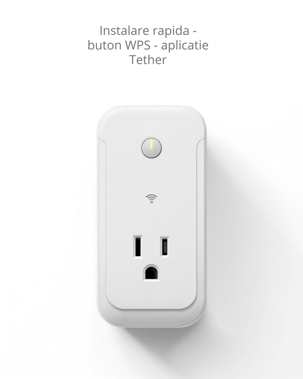 Detalii buton WPS si instalare TP-Link RE190