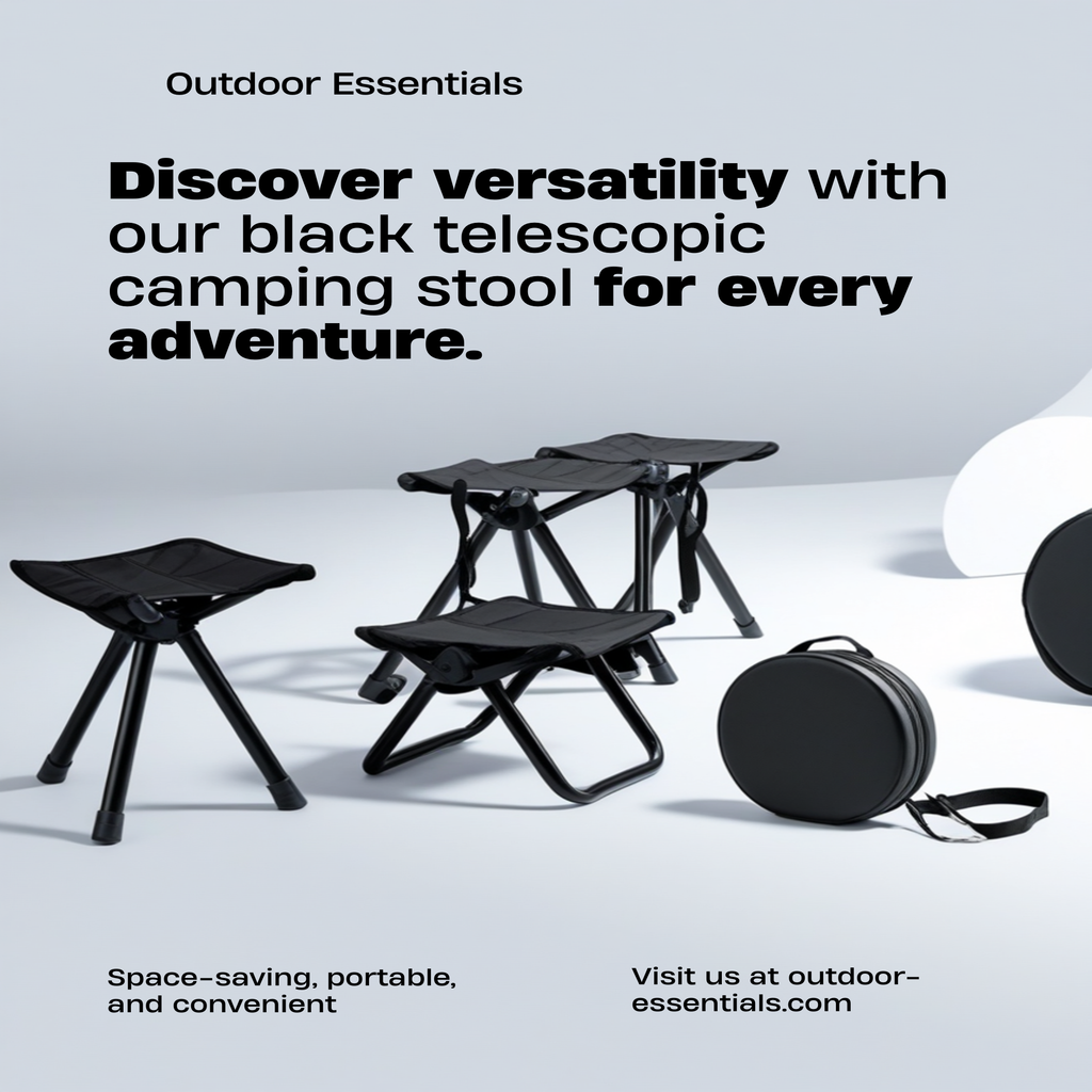 Din marime completa in disc compact taburet camping