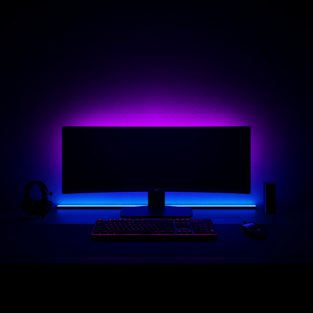 Bara LED RGB perfecta pentru gaming