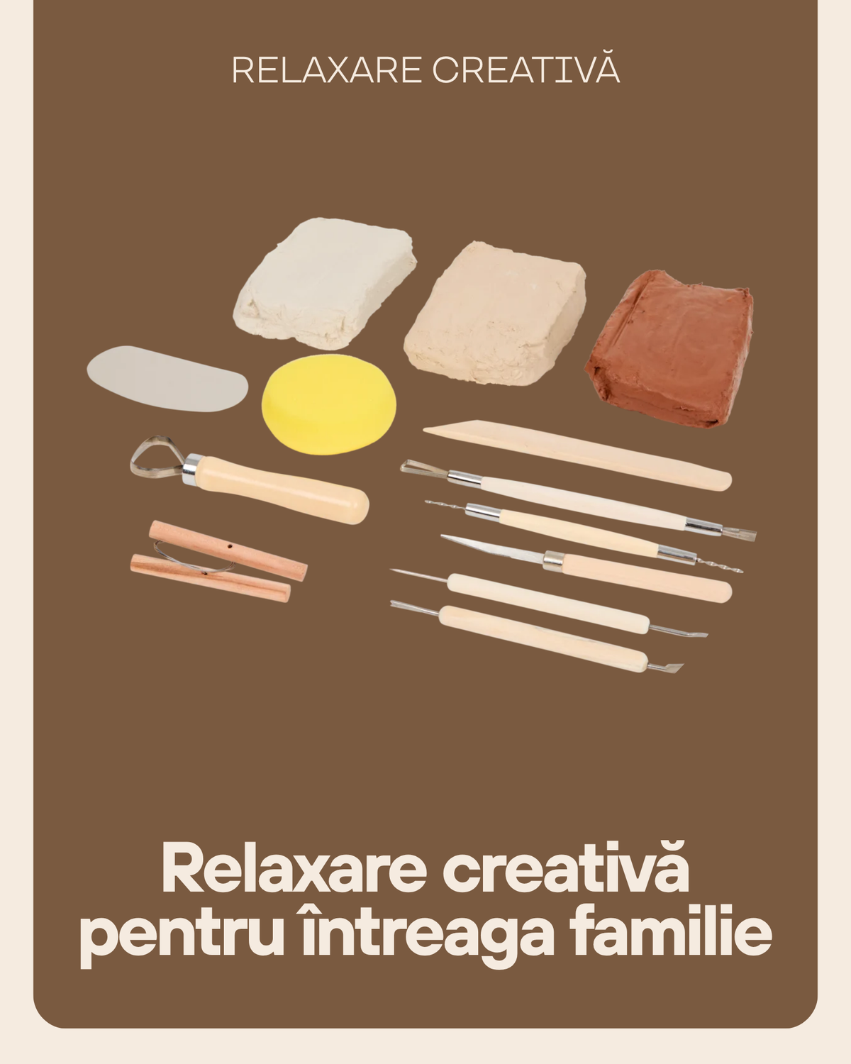 Set modelaj lut - relaxare creativa pentru intreaga familie
