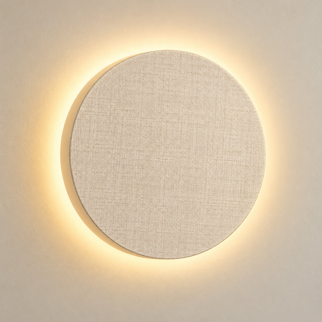 Lampă de perete reîncărcabilă Ø 18 cm, finisaj Crem