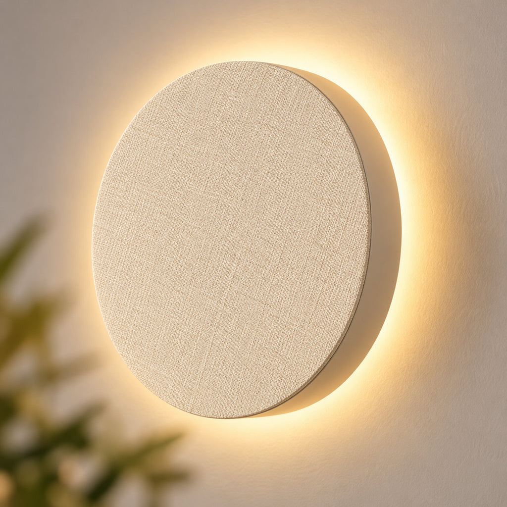 Lampă de perete reîncărcabilă Ø 18 cm, finisaj Crem