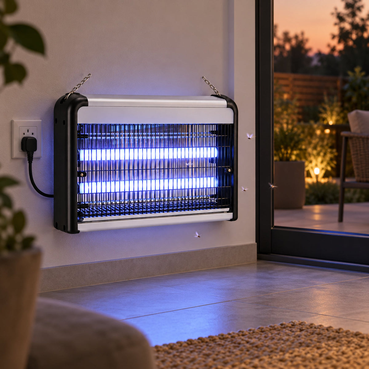 🦟 Aparat Anti-Insecte Electric Grundig 4W UV – Grila Electrică, Silențios, 20mp, Fără Chimicale imagine suplimentară 1