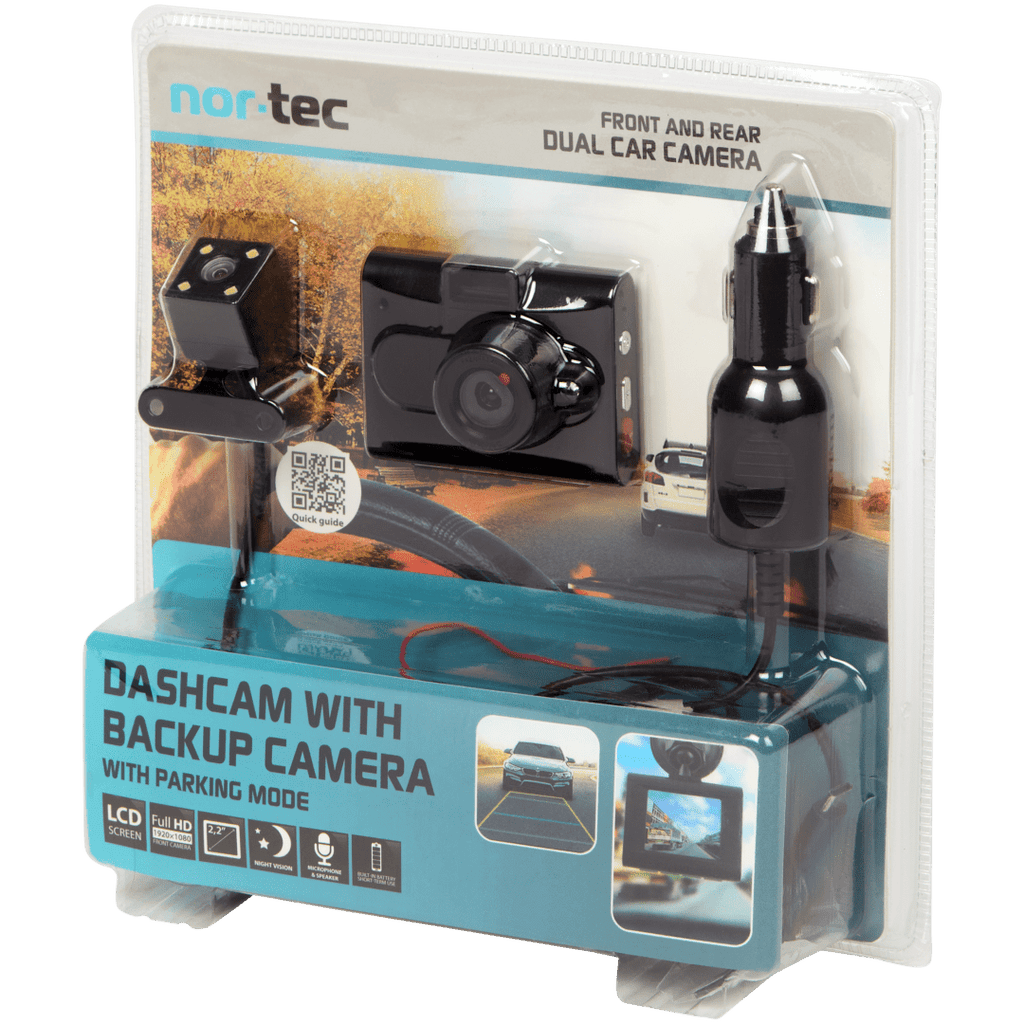 Cameră de bord și cameră de marșarier Nor-Tec Full HD – ambalaj