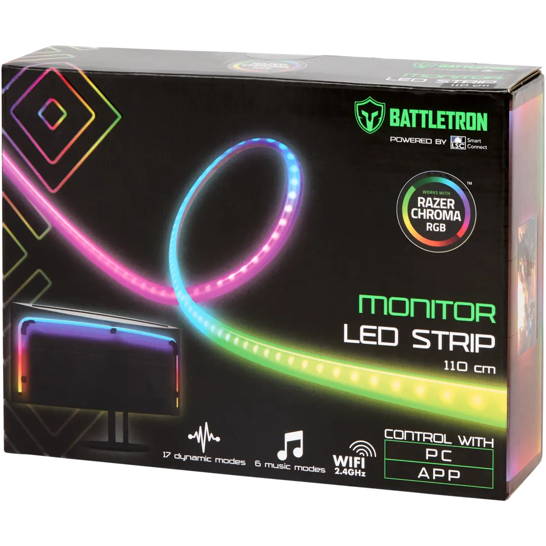 Bandă LED monitor Battletron Razer Chroma RGB 110cm