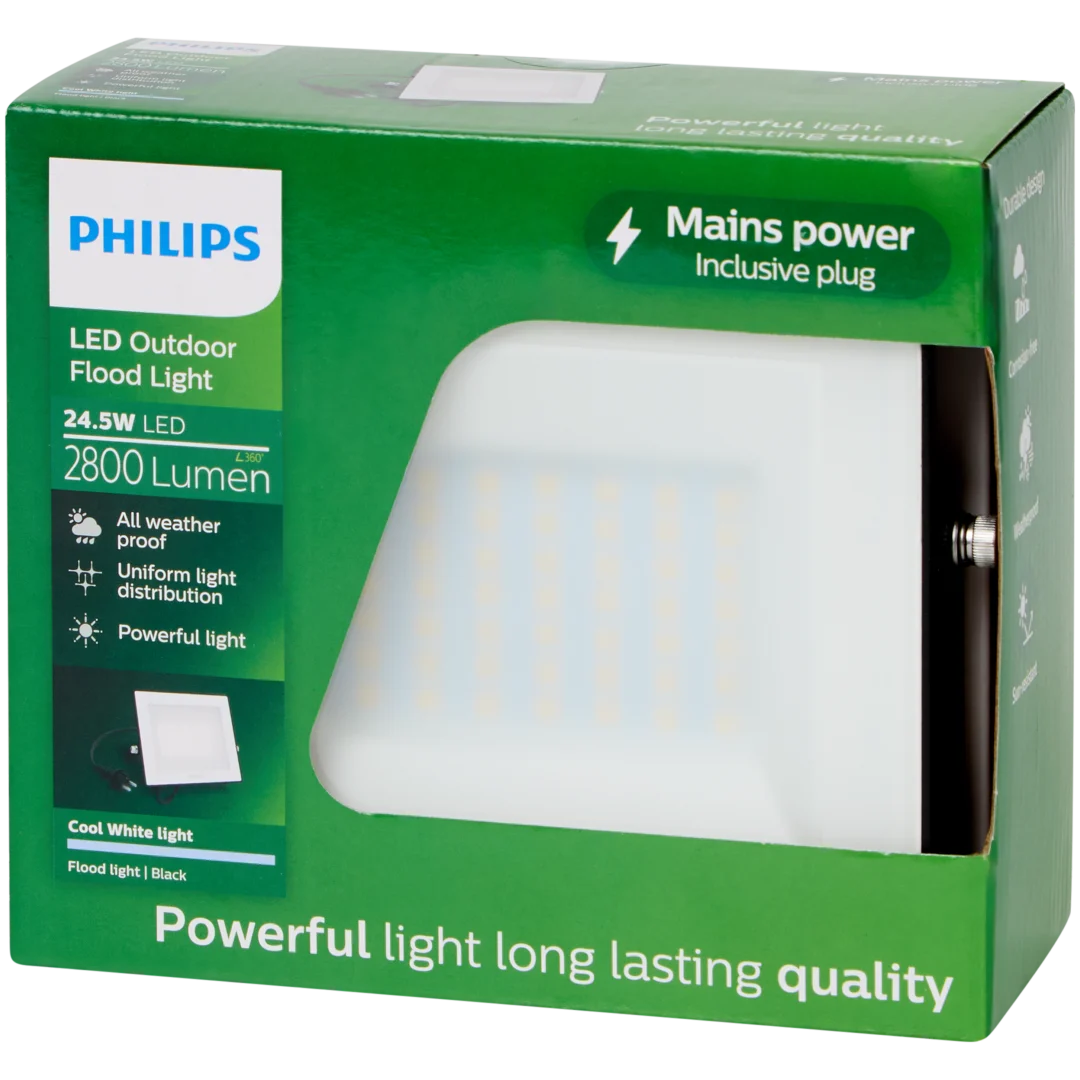 Proiector LED Philips 24,5W 2800 lm, exterior IP65