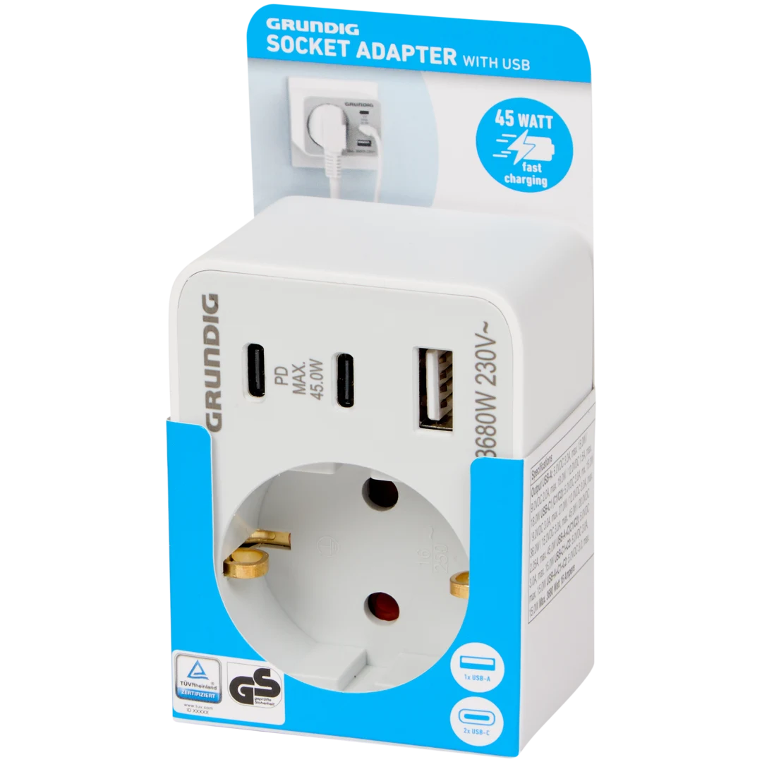 Adaptor priză Grundig 45W încărcare rapidă
