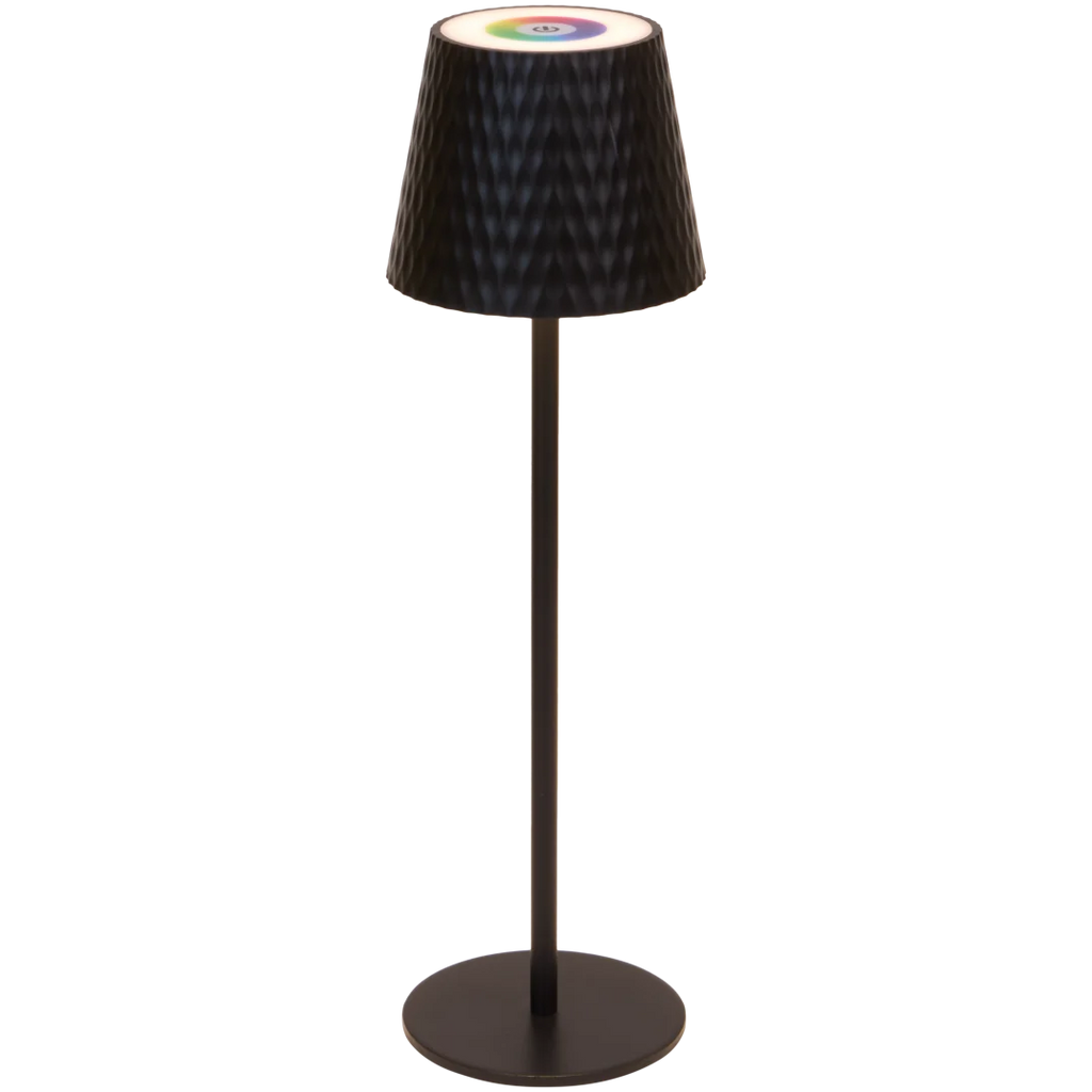 Lampă de masă LED RGB reîncărcabilă fără fir - negru