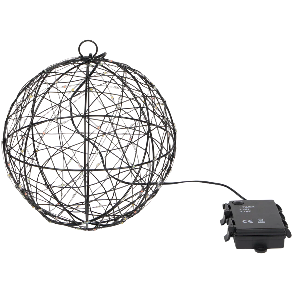 Glob luminos suspendat - ambianță festivă