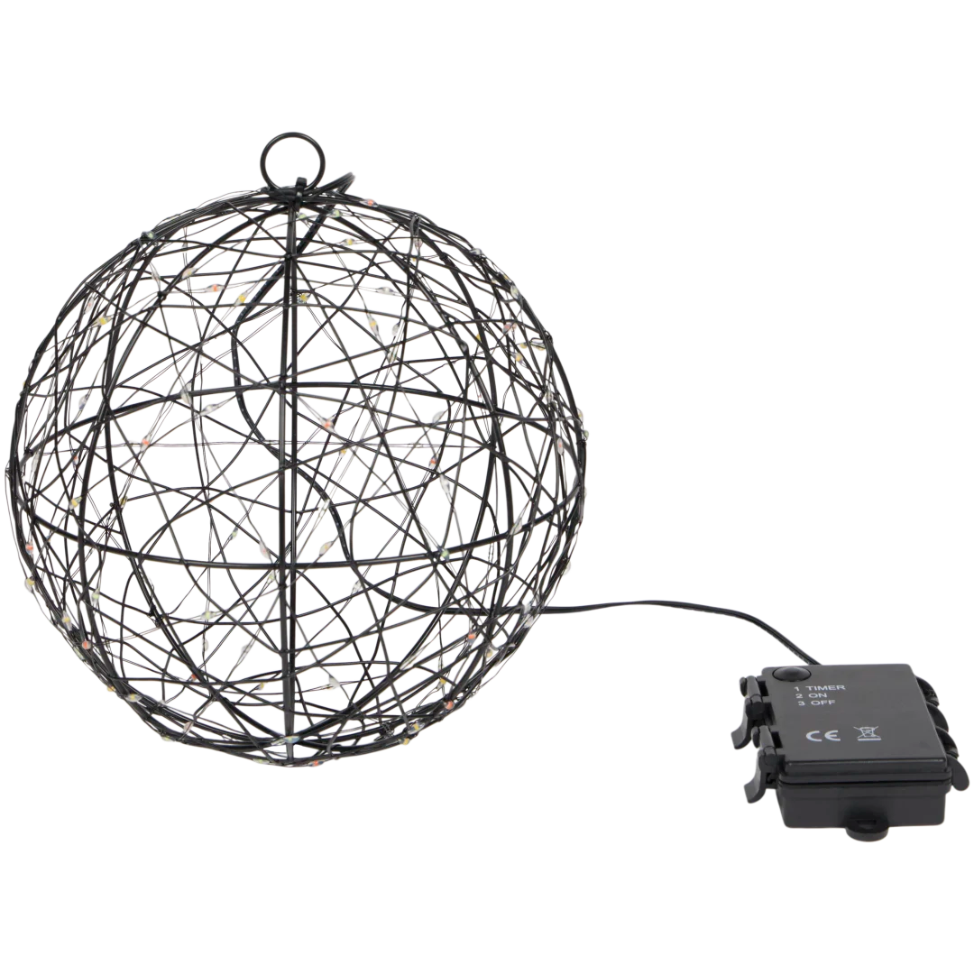 Glob luminos suspendat - ambianță festivă