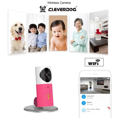 👶 Baby Monitor WiFi CleverDog Full-HD 1080p cu Night Vision și Audio