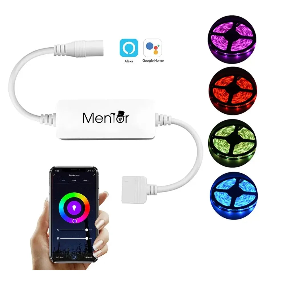 Banda LED RGBW Mentor instalare