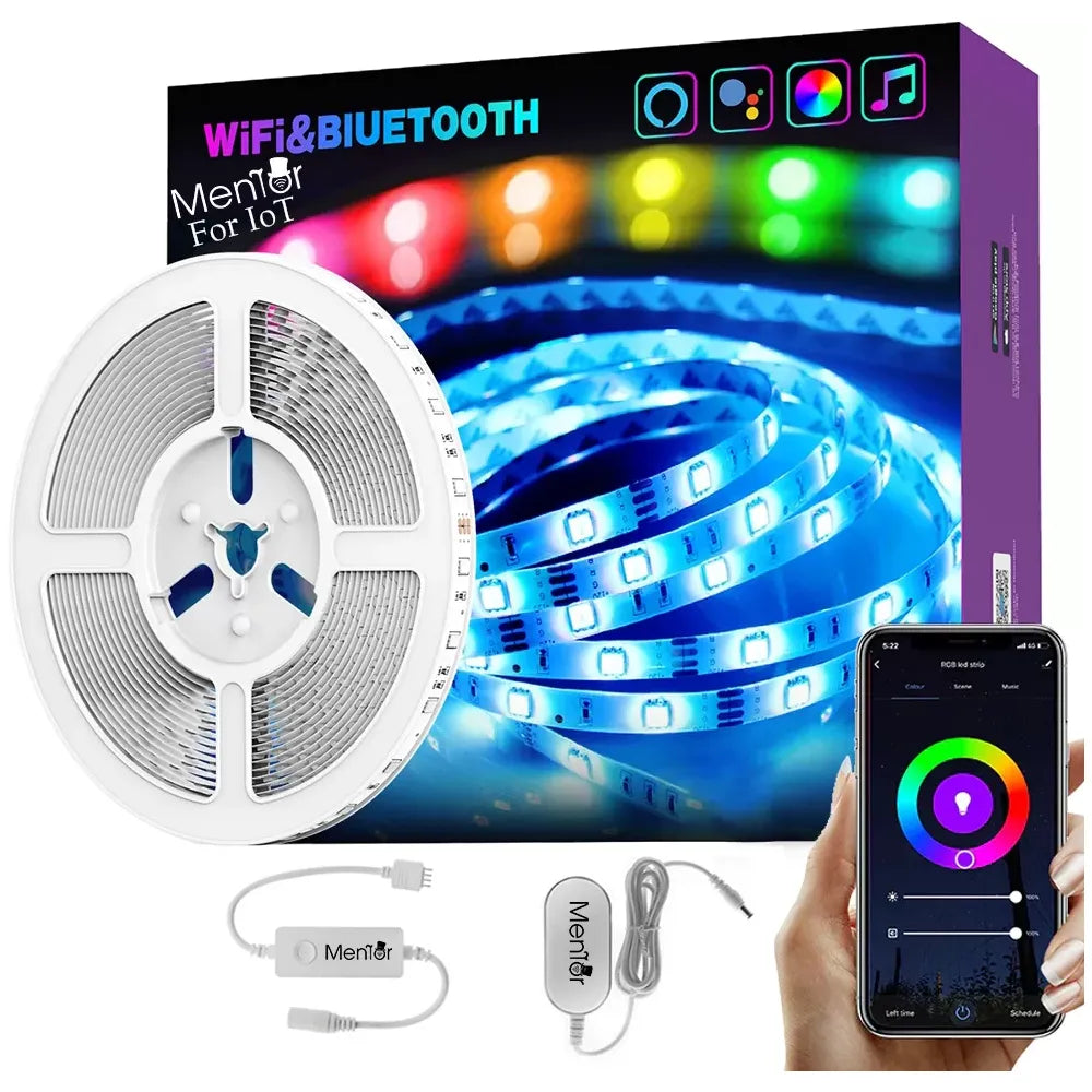 Banda LED Smart WiFi Mentor RGBW 5m 300 LED-uri