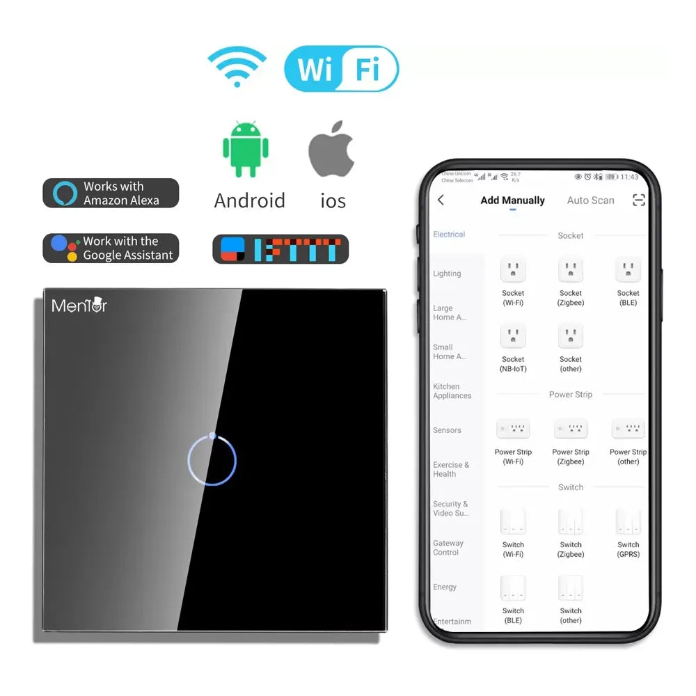 Întrerupător smart control vocal
