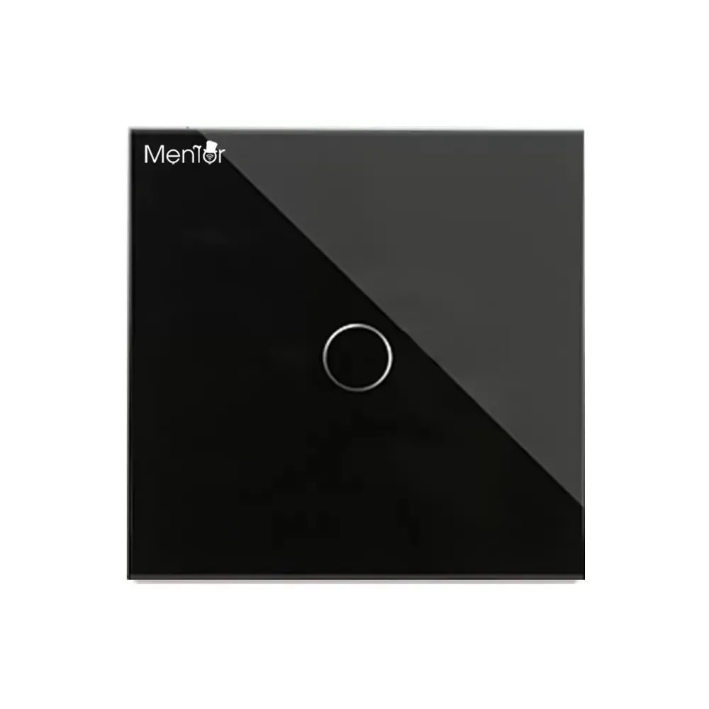 Întrerupător Touch Smart WiFi cu NUL sticlă securizată negru