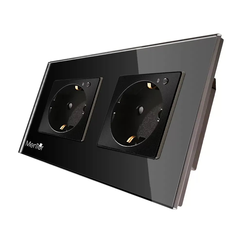 Priză Dublă Smart Încastrată WiFi 16A 2000W