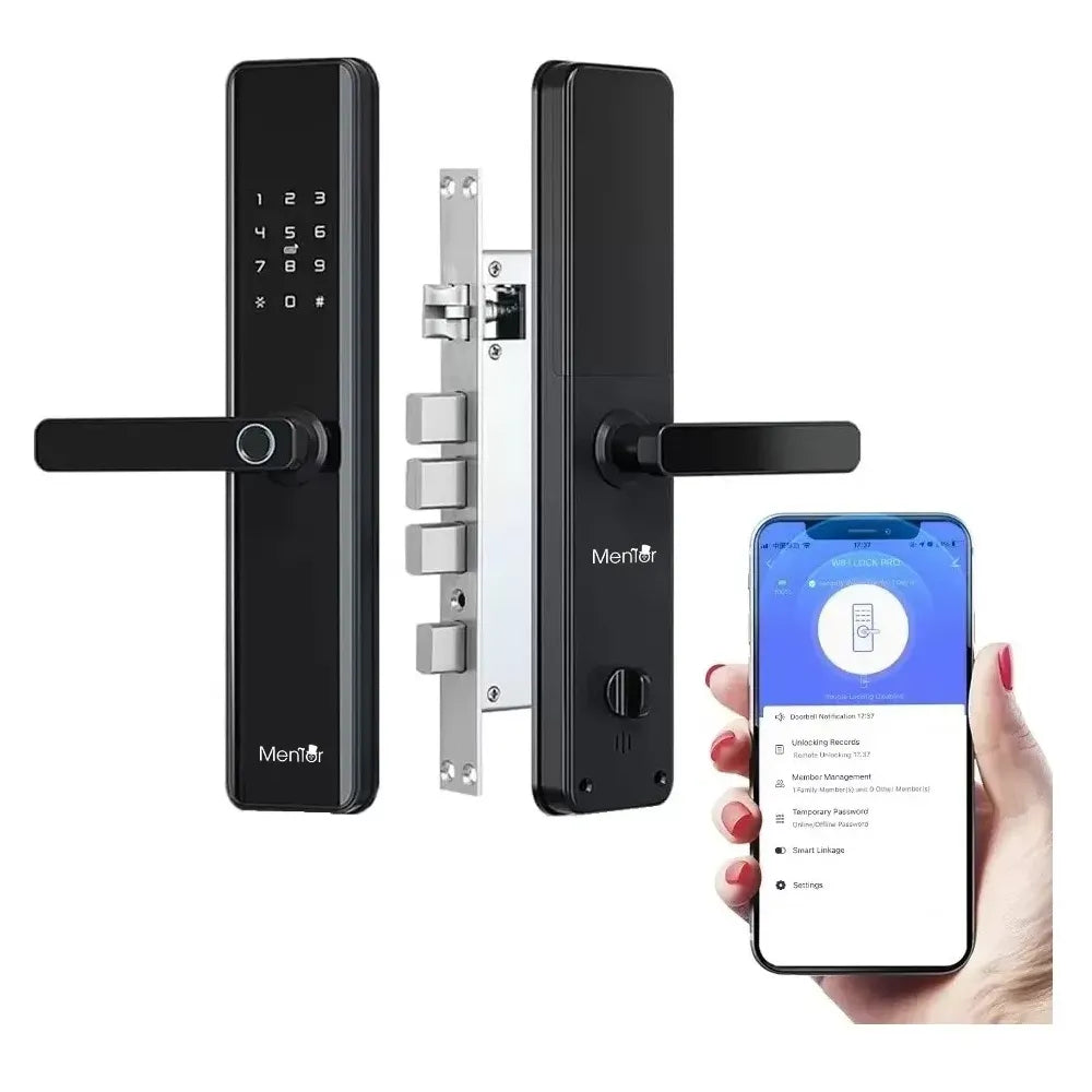 Yala inteligenta WiFi cu inchidere standard pentru usa metalica SY014S