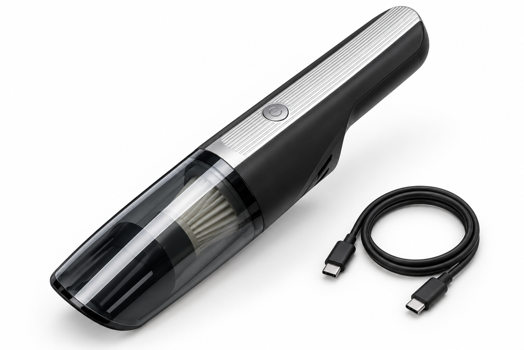 Aspirator C&C cu cablu USB-C inclus