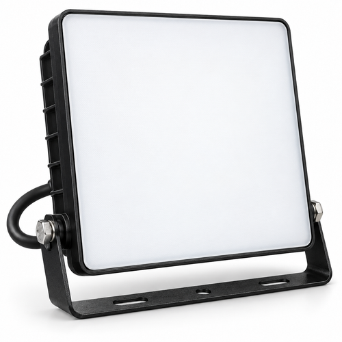 Proiector LED Baltimore 50 W, vedere frontală pe fundal alb