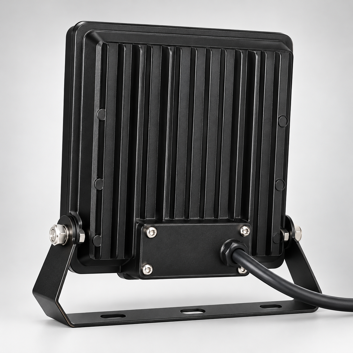 Spatele proiectorului LED Baltimore cu radiator și suport