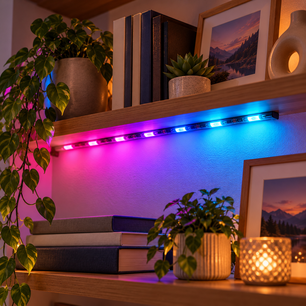 Bandă LED Grundig pentru iluminarea bibliotecii