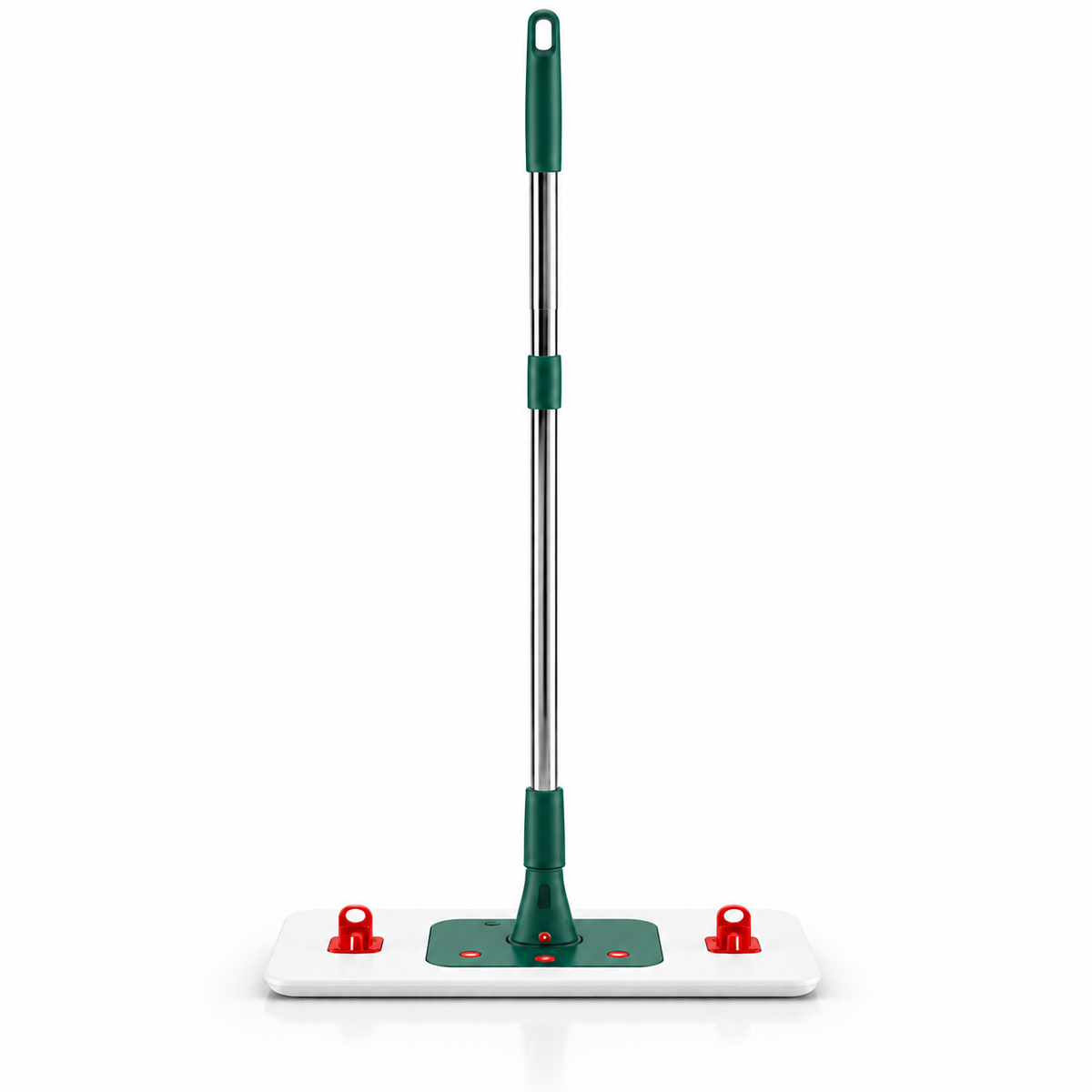 Mop plat ClarSanit cu mâner telescopic complet, pe fundal alb