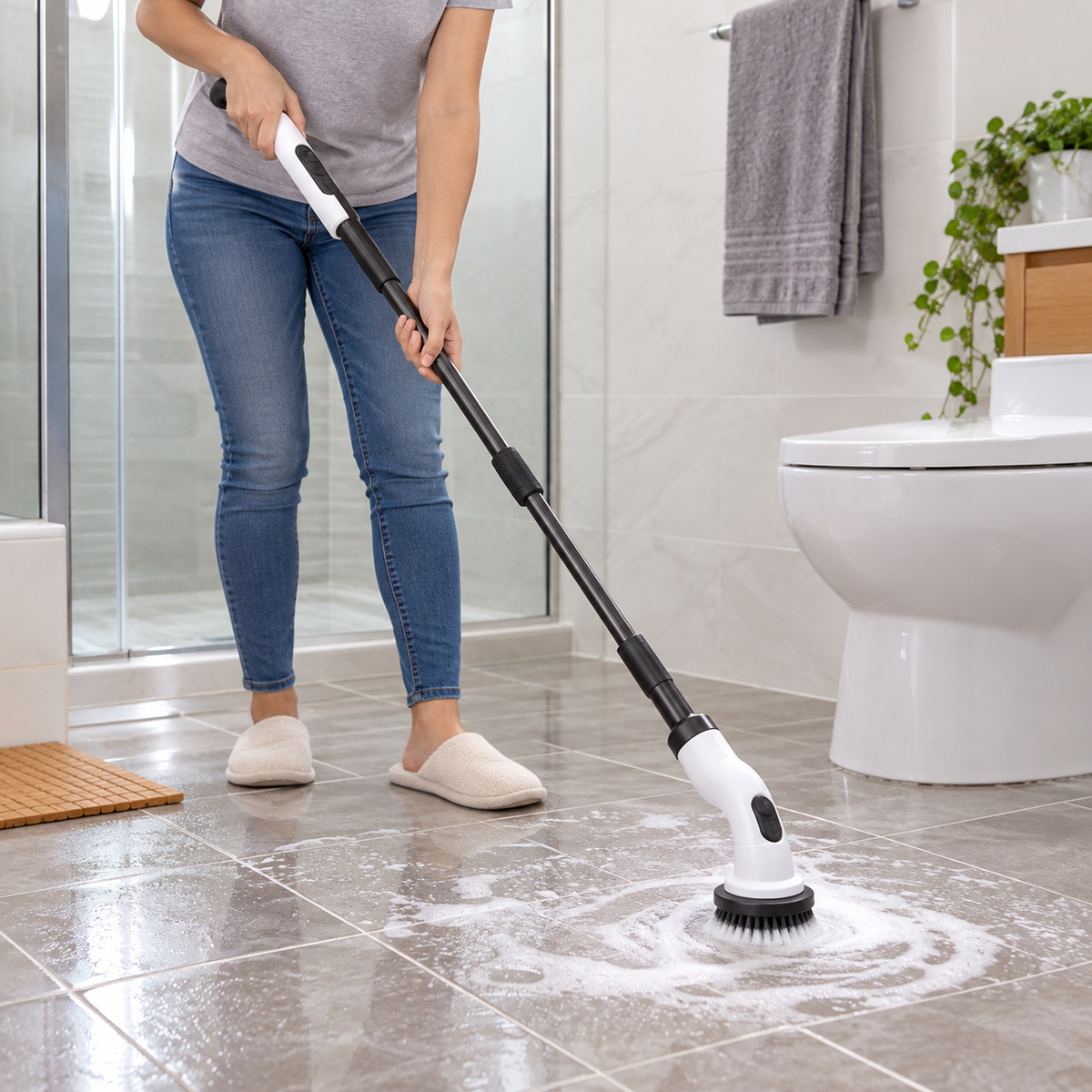 Perie CleanRite la curățarea gresiei