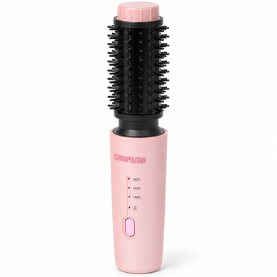 🌸 Cosmopolitan Perie Electrică Reîncărcabilă Magic Hot Brush – Ceramică, 3 Trepte Temperatură, Fără Fir