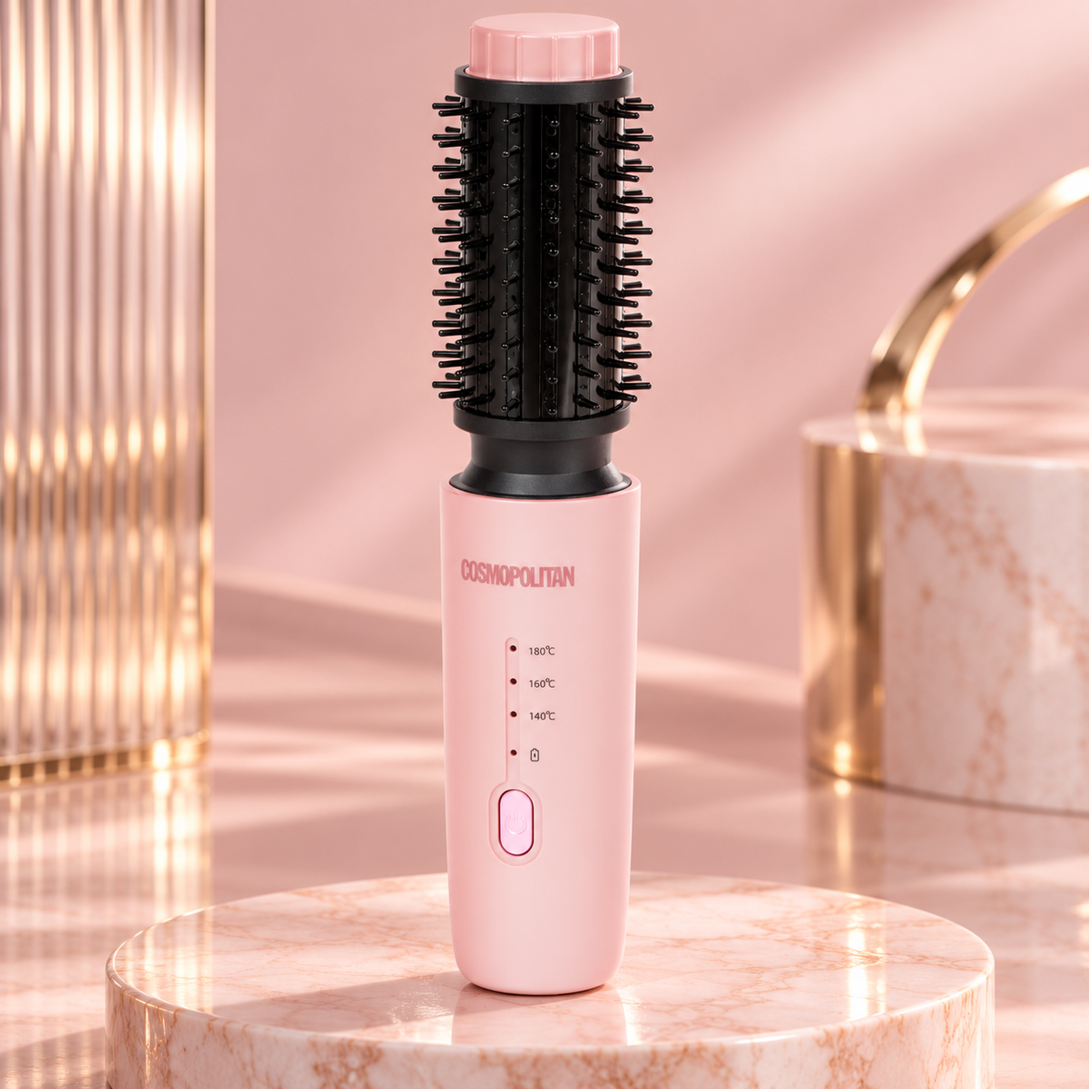 Perie termică wireless Cosmopolitan roz, 02-luxuryproduct