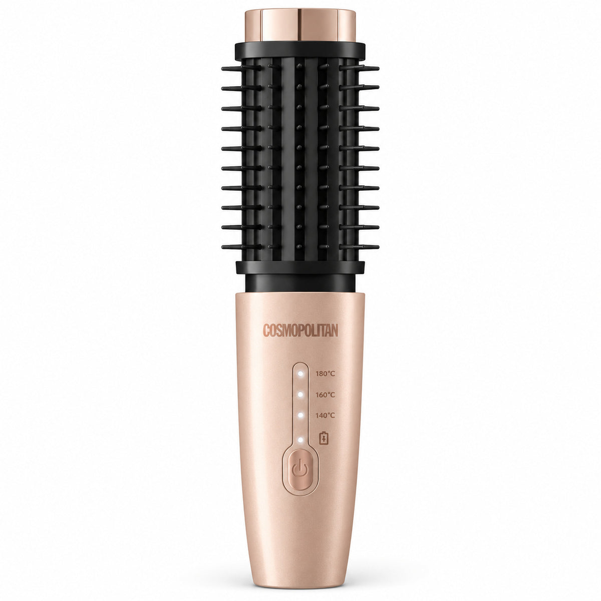 Perie Cosmopolitan Magic Hot Brush în culoarea Rose Gold, vedere frontală