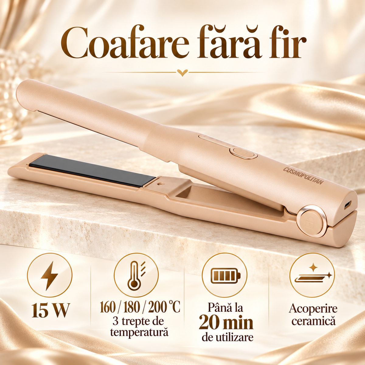 Placă wireless Cosmopolitan bronz, 03-technicalproduct