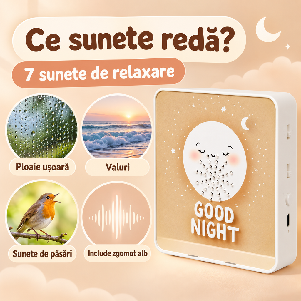 Sunete Deluxa: ploaie, valuri, păsări și zgomot alb