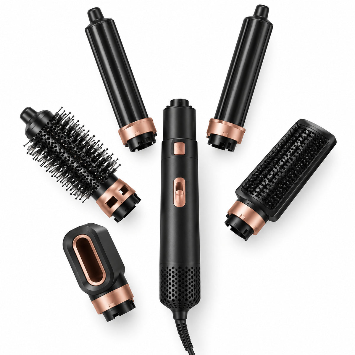 Accesoriile setului de coafat ELLE 5 în 1
