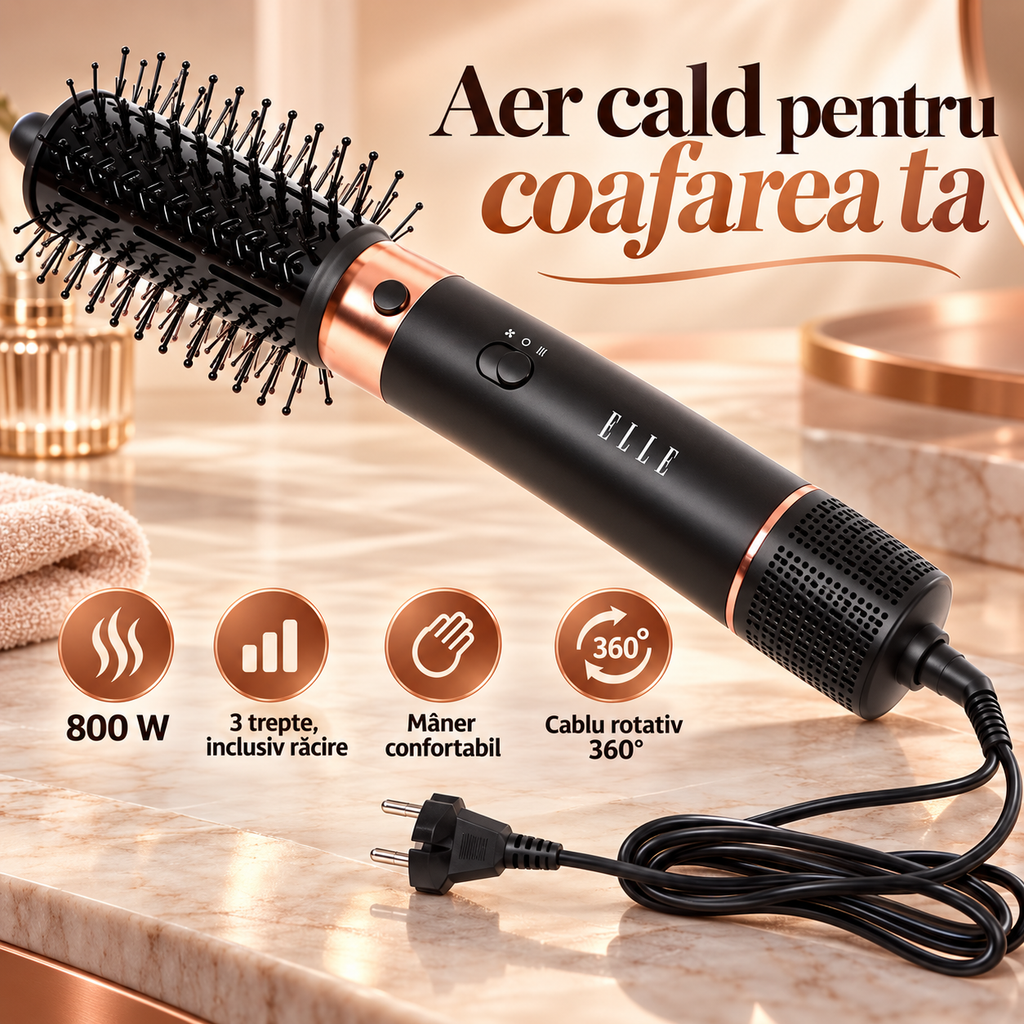 Perie ELLE Magic Hot Air Styler, 10-showcase