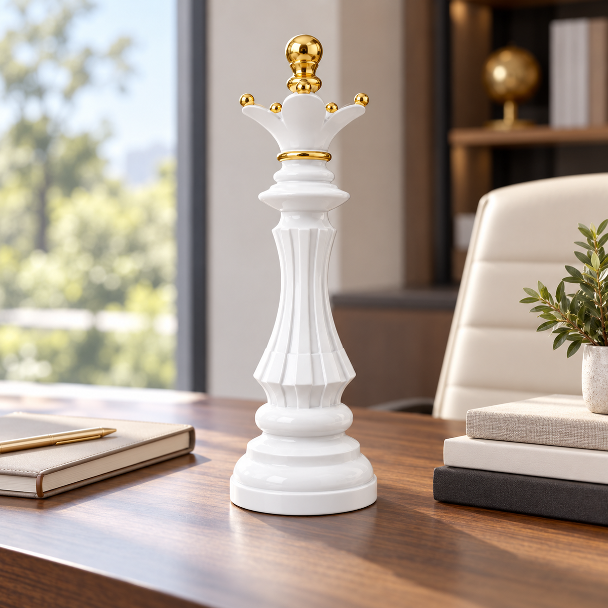 Statuetă Regină decorativă pe birou