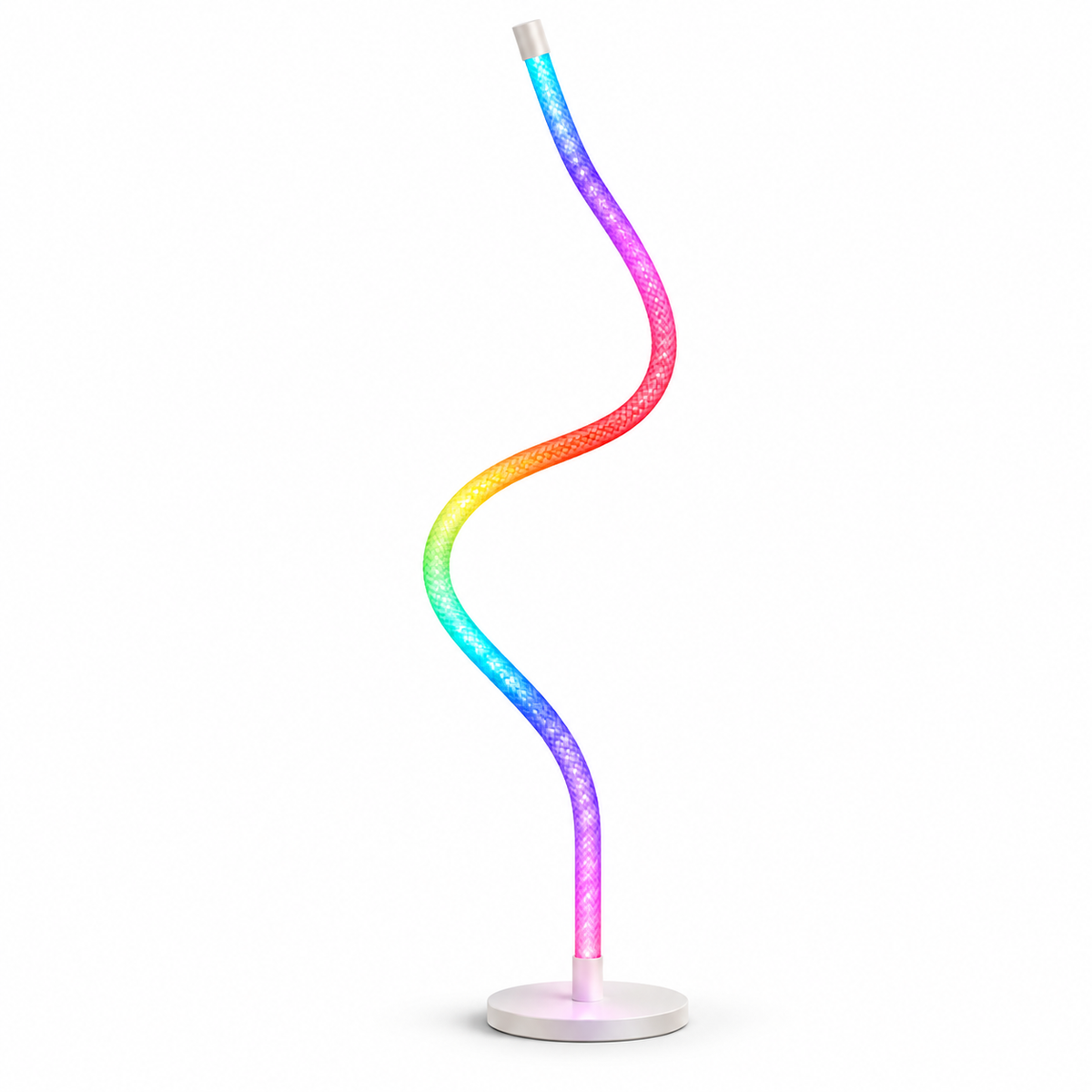 Imagine principal, lampadar RGB împletit flexibil de 1,2 m