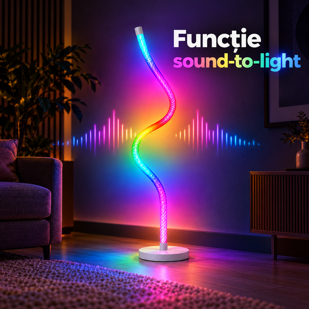 Funcția Sound-to-Light a lampadarului