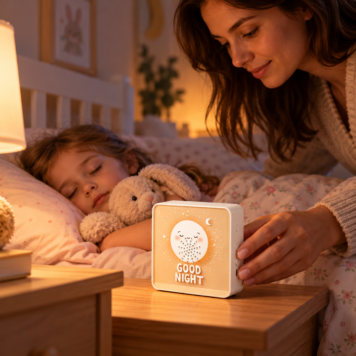 Aparat Deluxa folosit lângă patul copilului, imagine UGC
