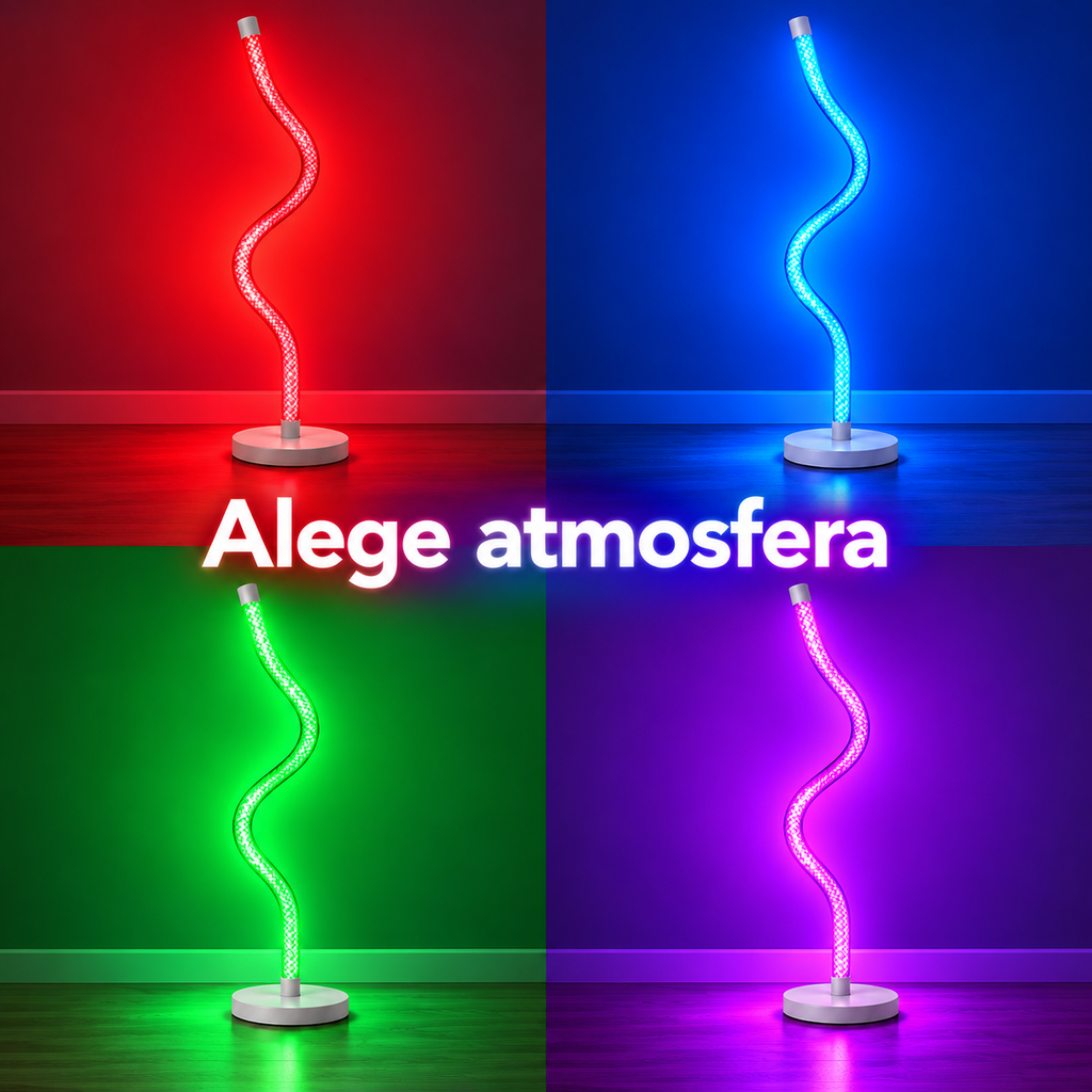 Culori RGB ale lampadarului