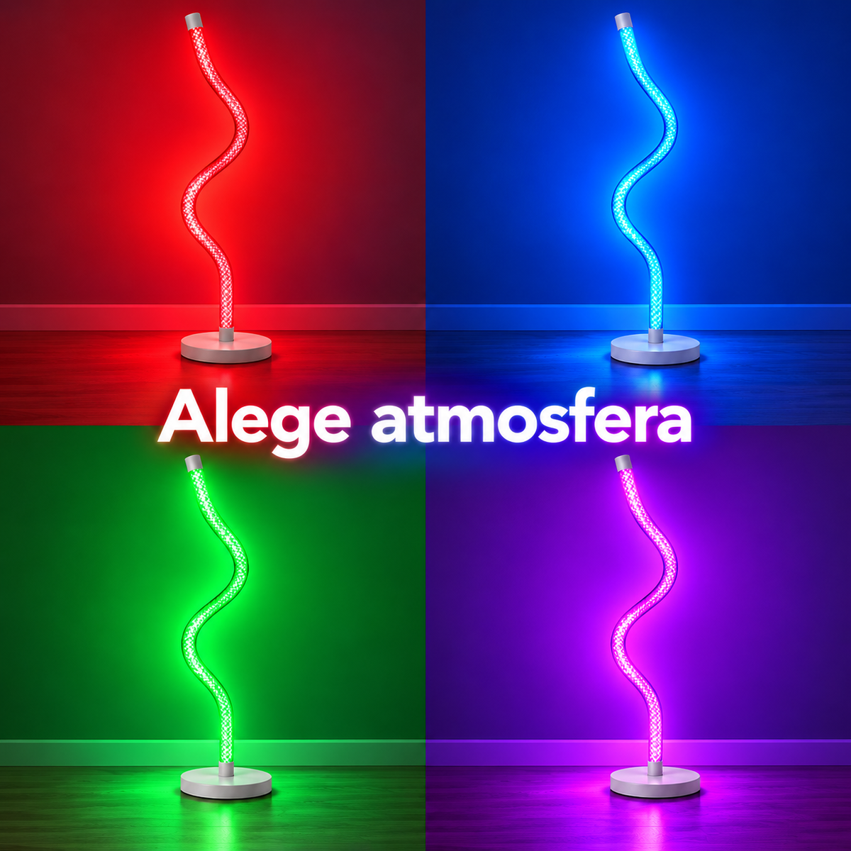 Culori RGB ale lampadarului