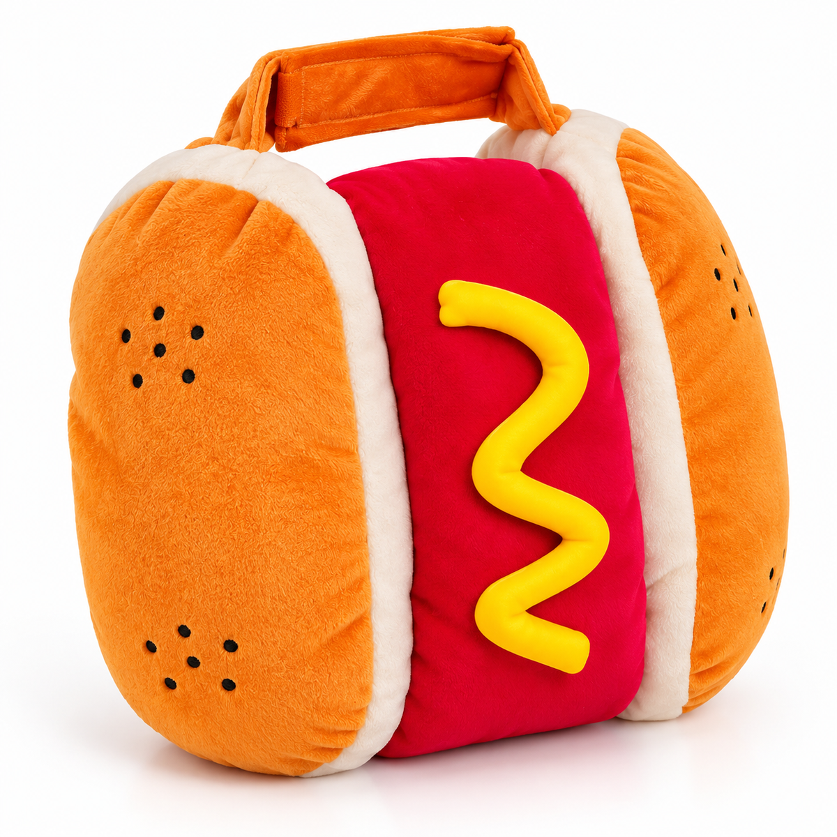 Costum Hot Dog pentru câini pe fundal alb, imagine principală
