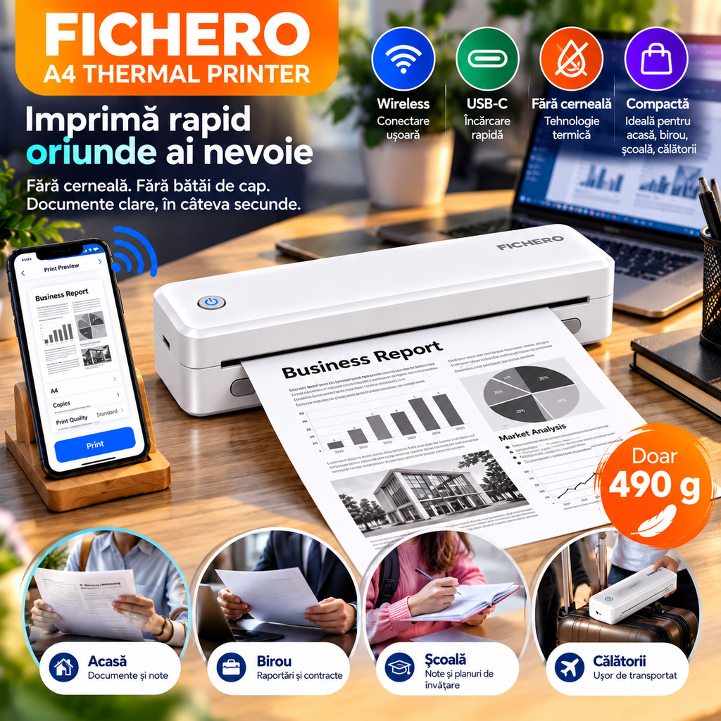 Fichero A4 - imagine promoțională