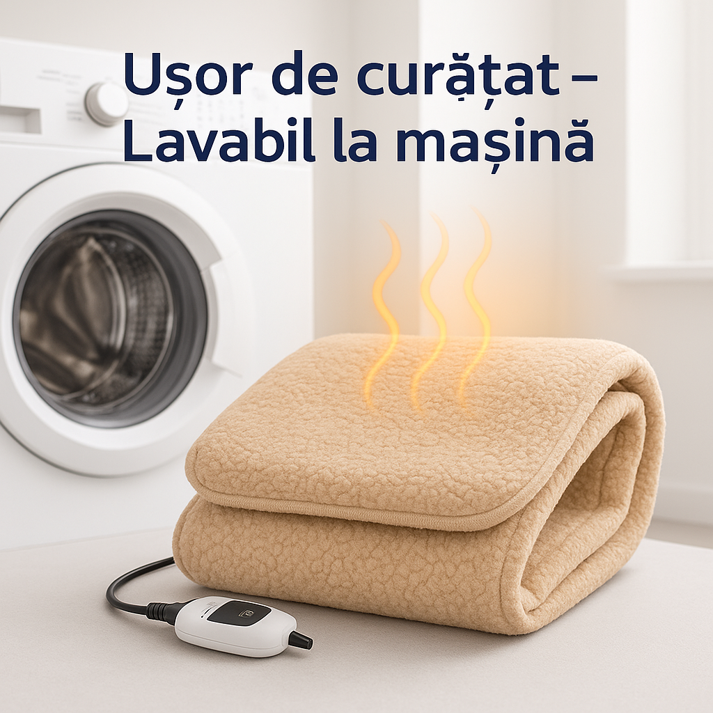 Patura Electrica S-Eye 9 Trepte – Caldura Reglabila pentru Spate si Sezut